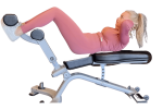foto oefening Ab Bench Crunch