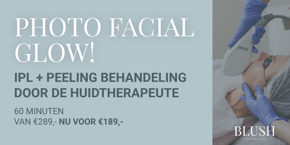 Afbeelding promo bij Photo Facial Glow special