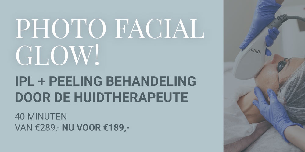 Afbeelding promo bij Photo Facial Glow special